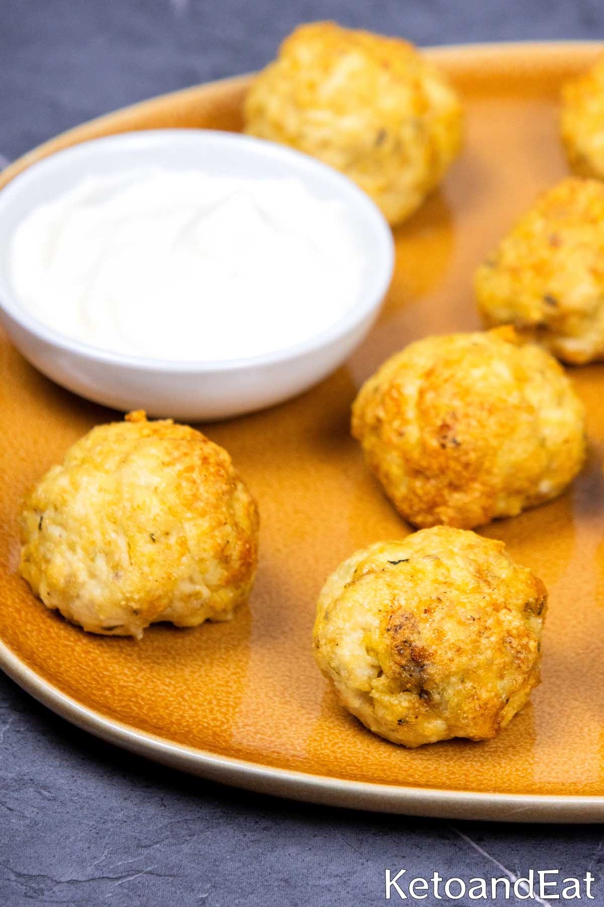 Keto Chicken Meatballs