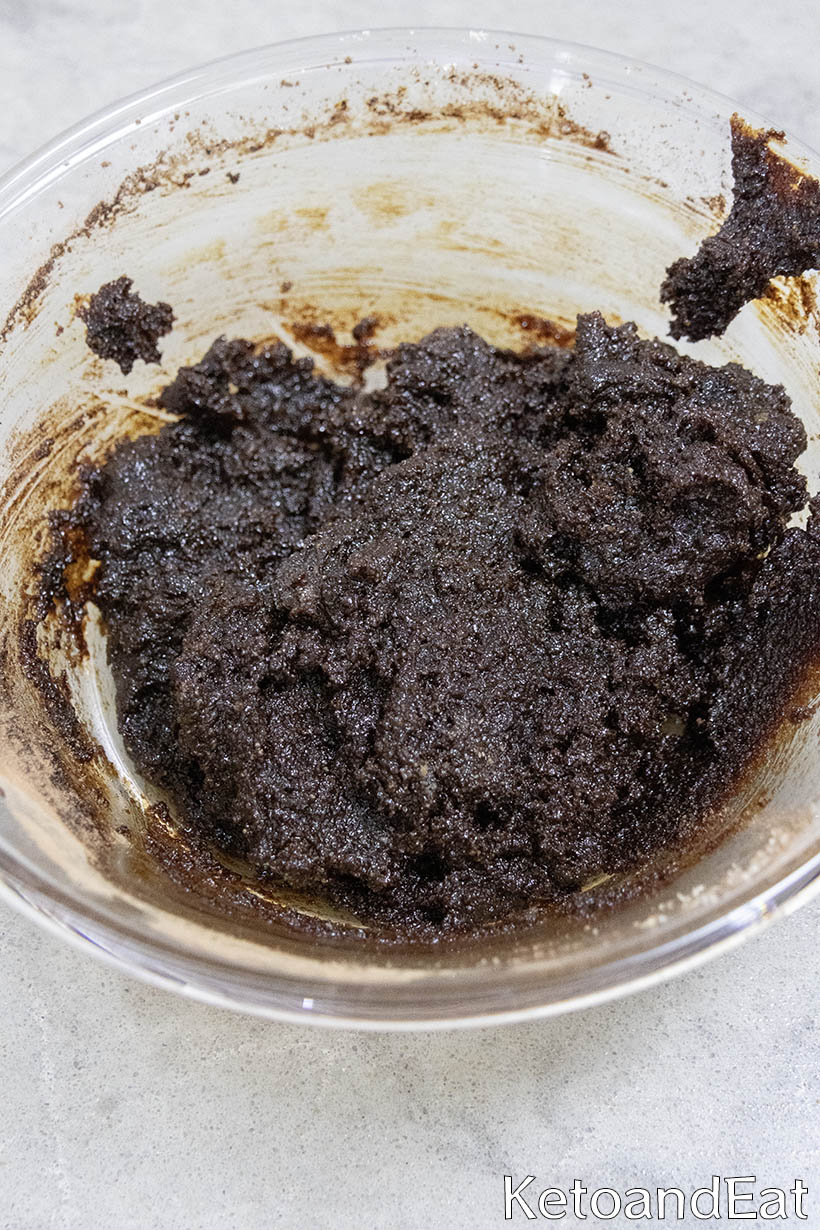 Keto Chocolate Lasagna  Step 1