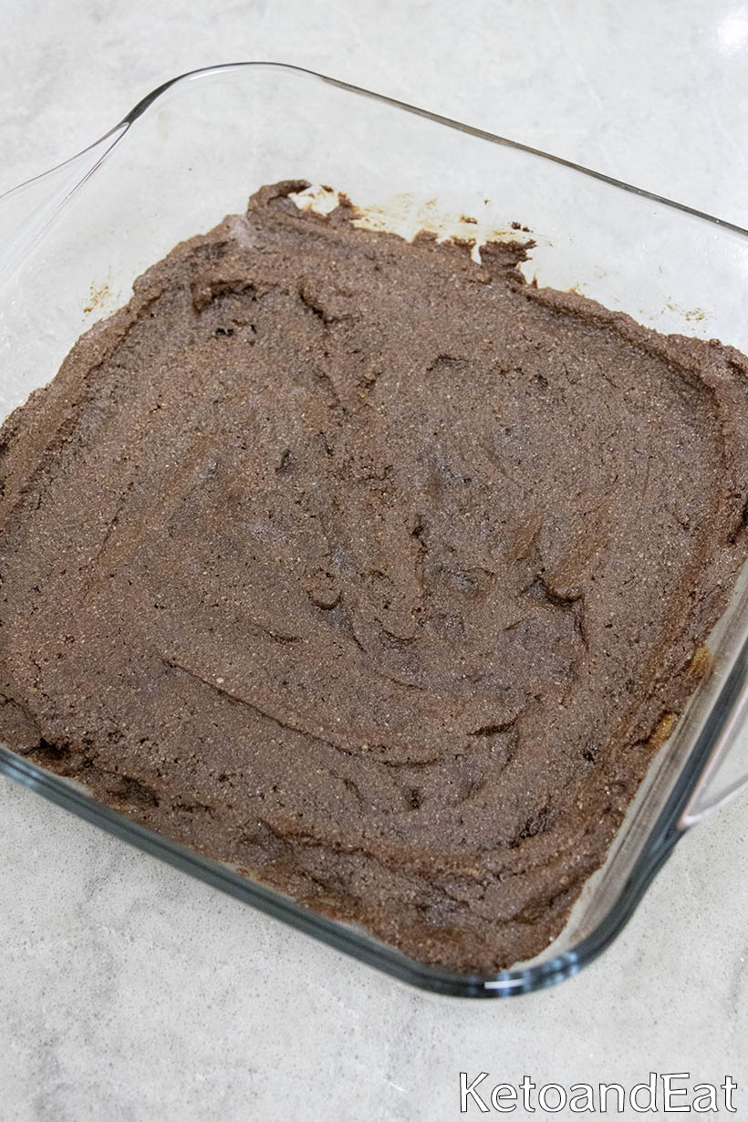 Keto Chocolate Lasagna Step 2