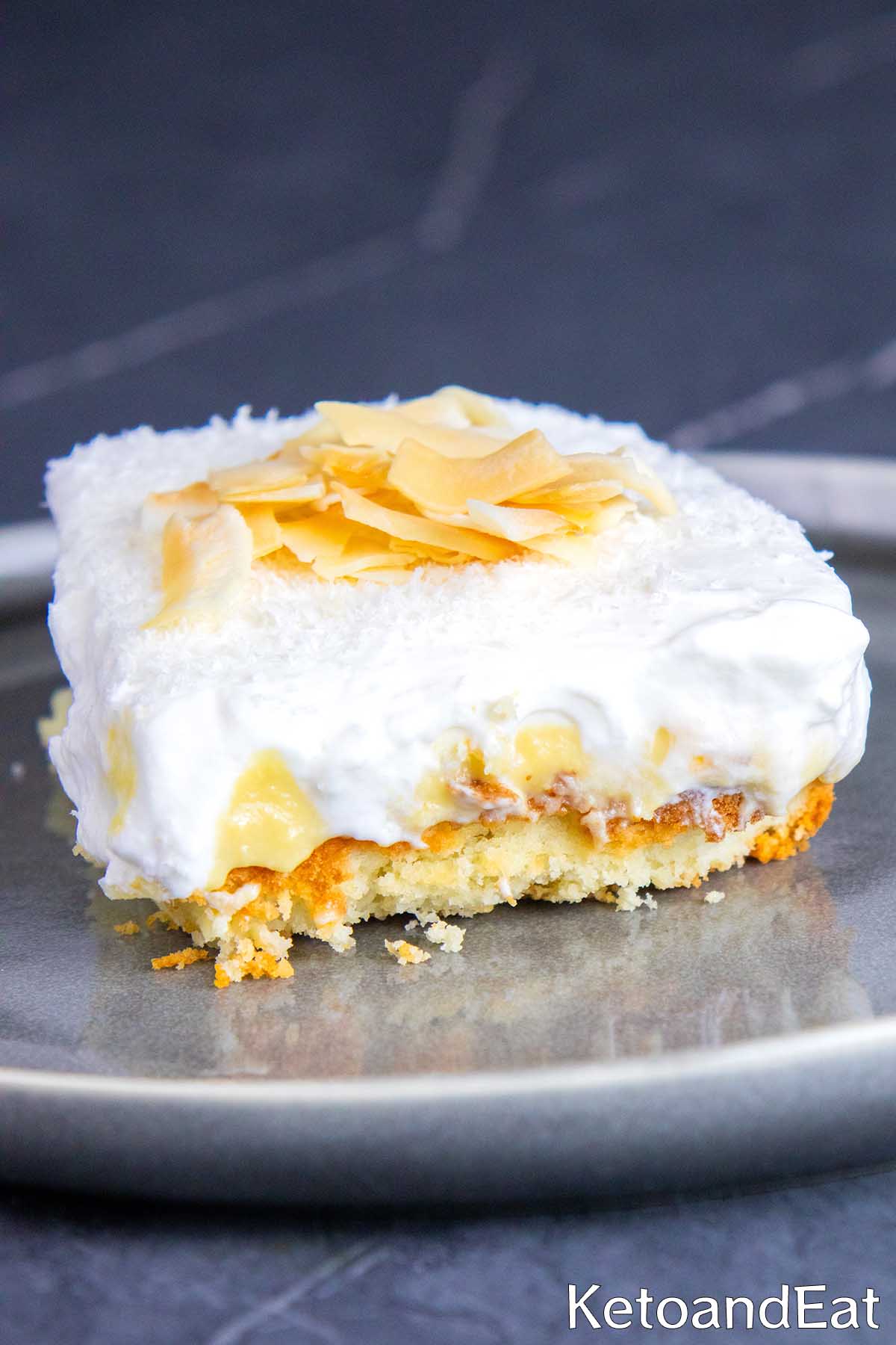 Keto Coconut Cream Cake