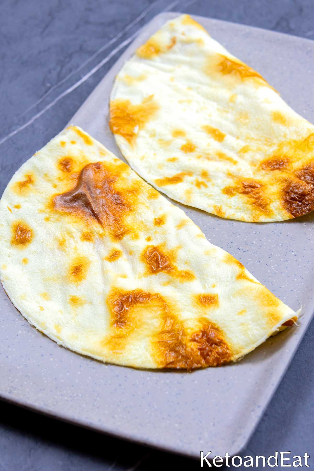 Keto Cottage Cheese Flatbread 