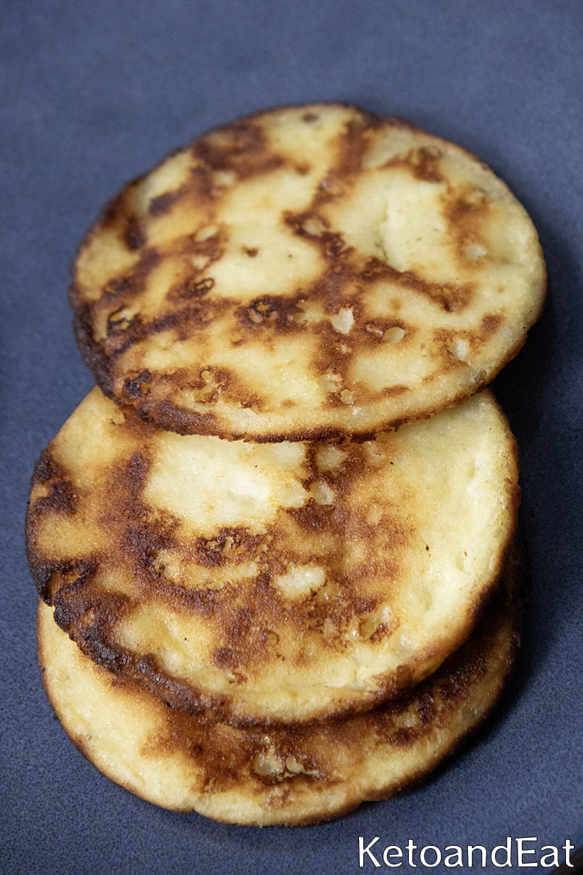 Keto Cottage Cheese Pancakes