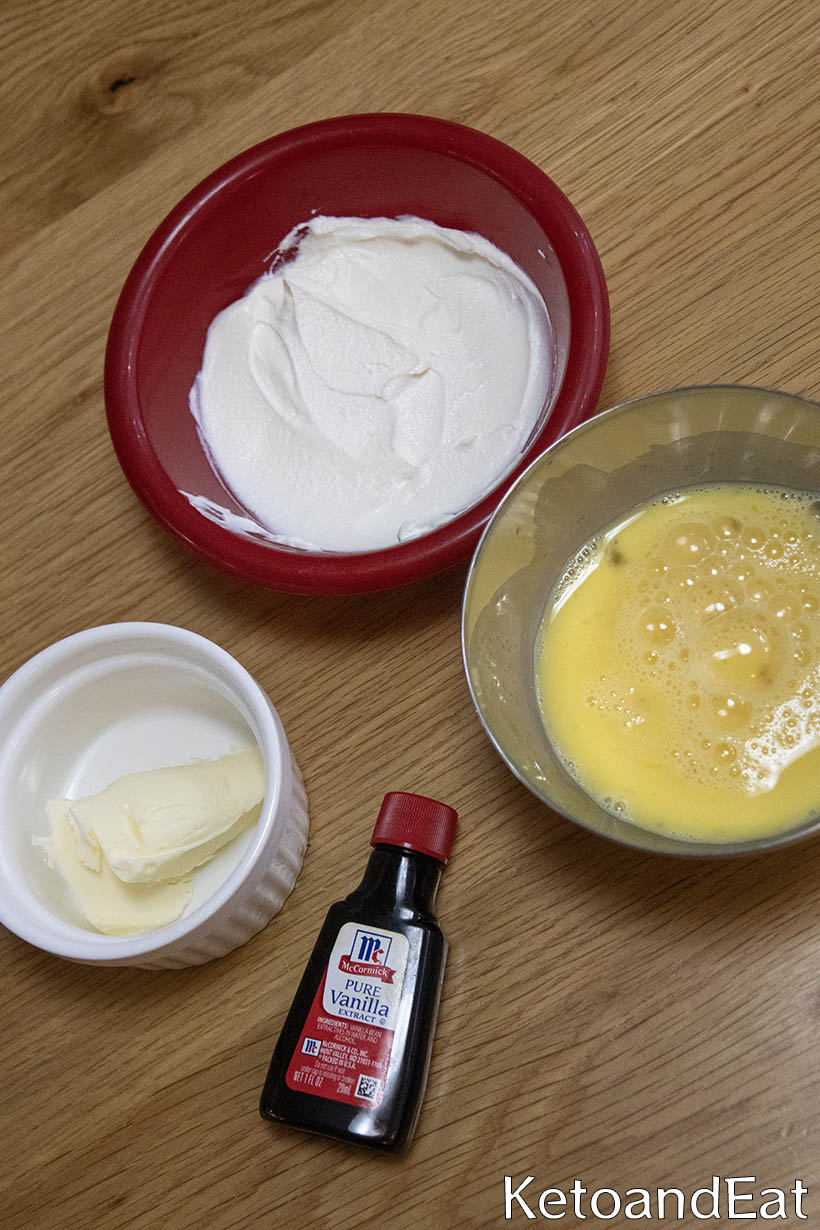 Keto Cream Cheese Pancakes ing