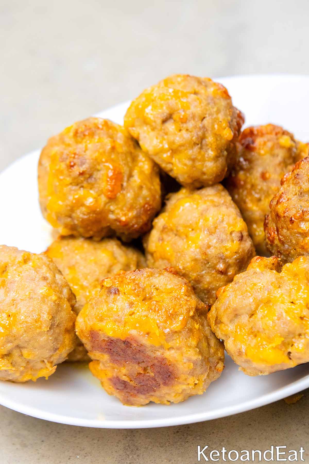 Keto Cream Cheese Sausage Balls