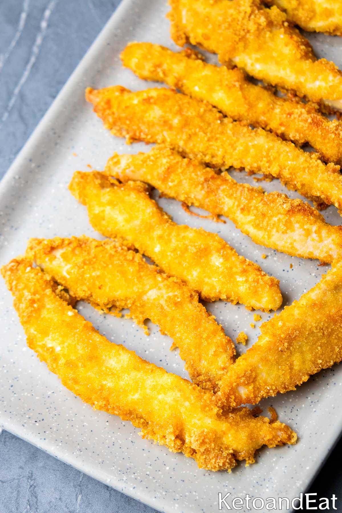 Keto Crispy Chicken Fries Recipe