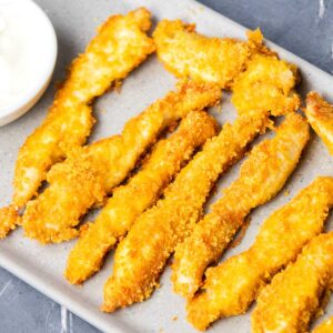 Keto Crispy Chicken Fries