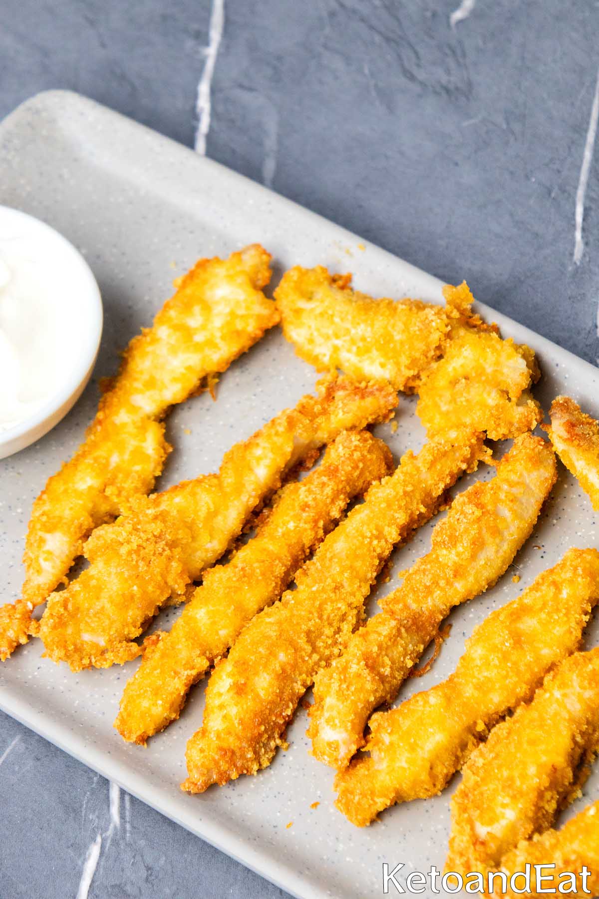 Keto Crispy Chicken Fries
