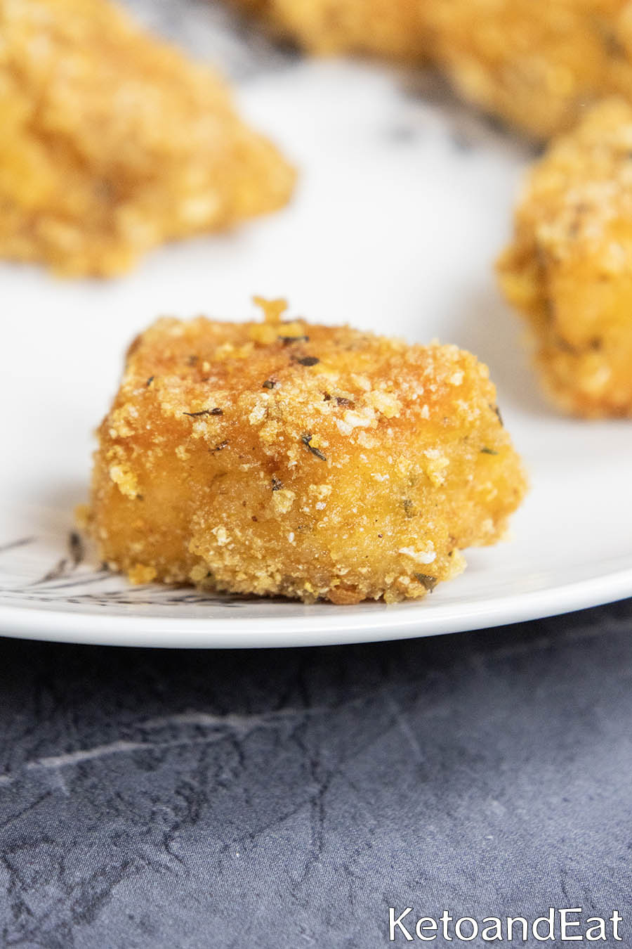 Keto Crispy Salmon Bites