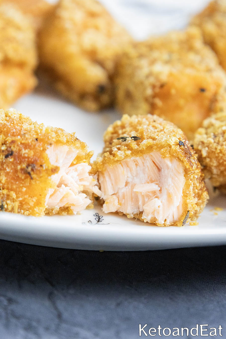 Keto Crispy Salmon Bites Recipe