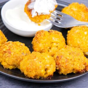 Keto Crispy Sausage Balls
