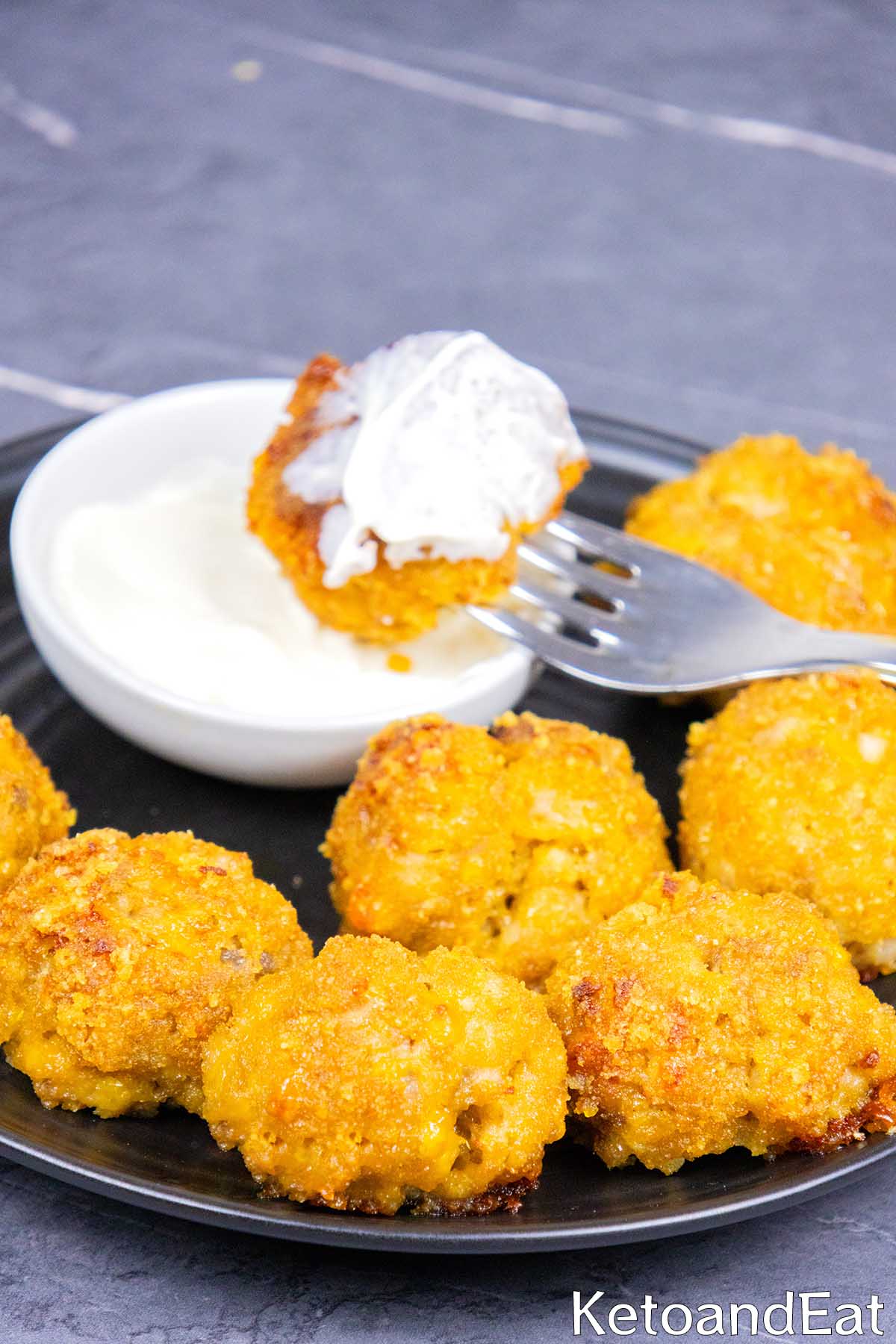Keto Crispy Sausage Balls