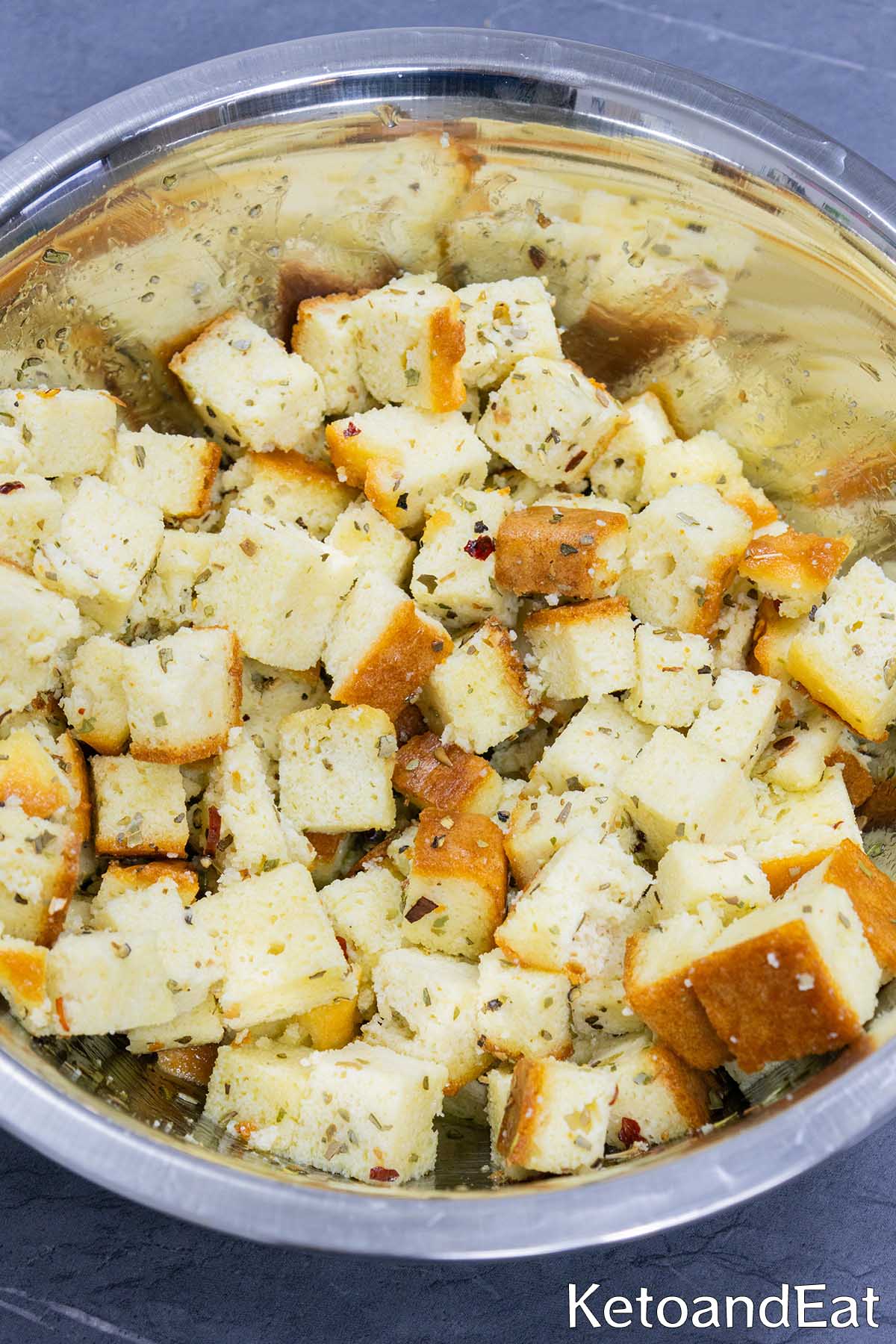 Keto Croutons Step 2