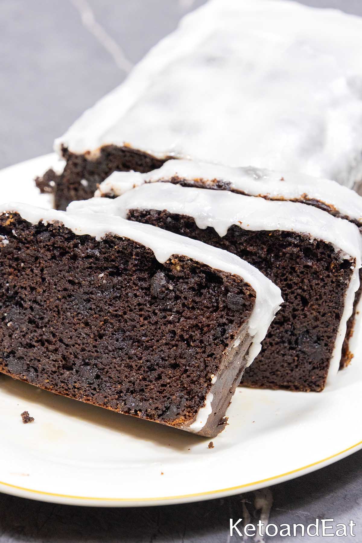 Keto Double Chocolate Yogurt Cake