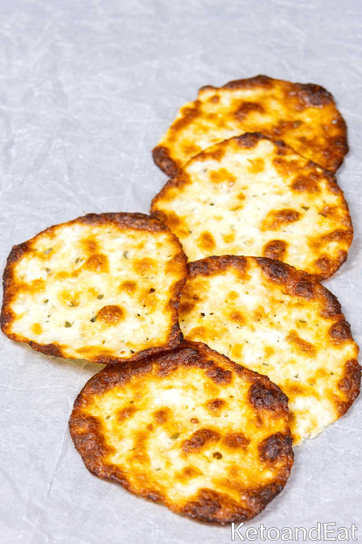 Keto Feta Chips