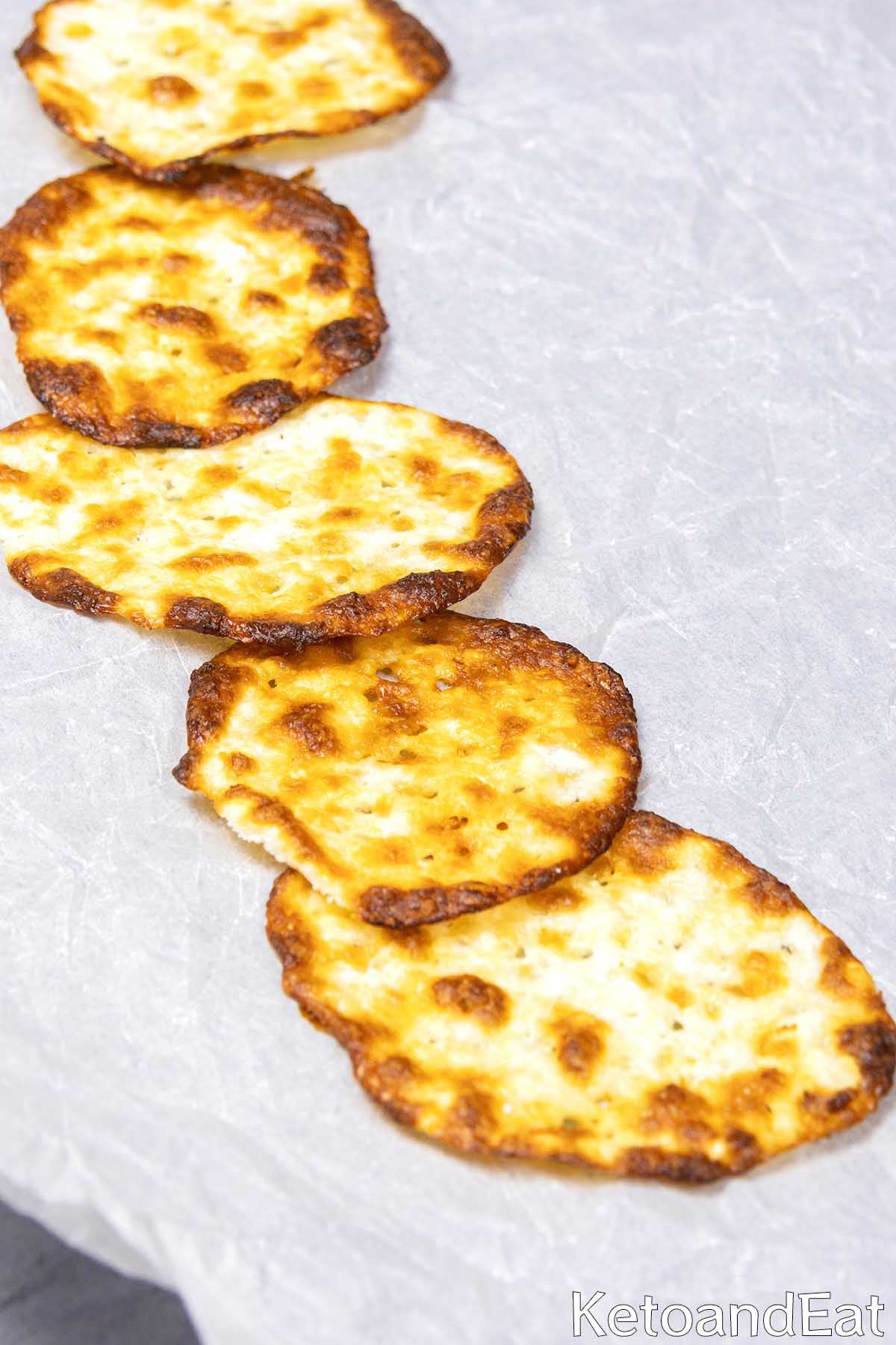 Keto Feta Chips Recipe 
