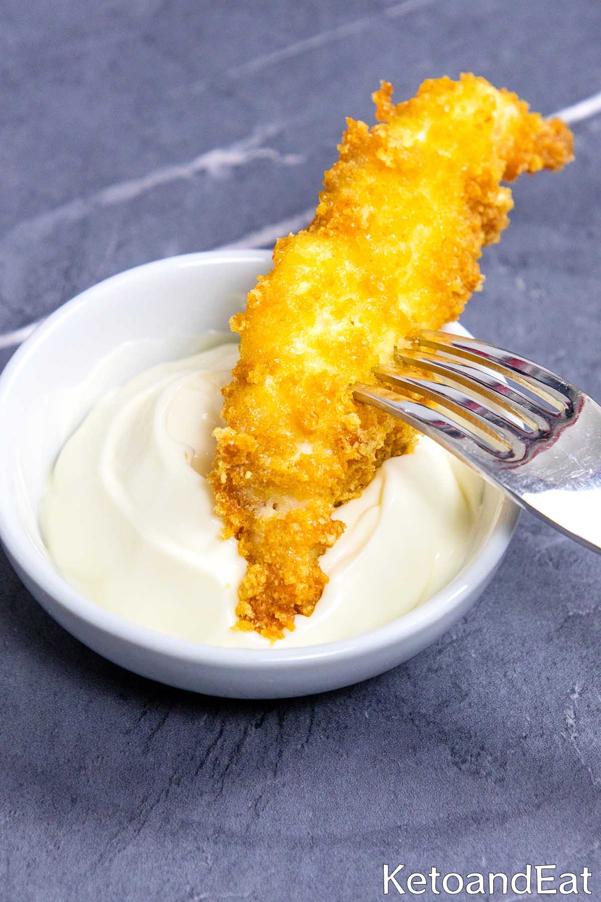 Keto Fried Chicken Strips Recipe 