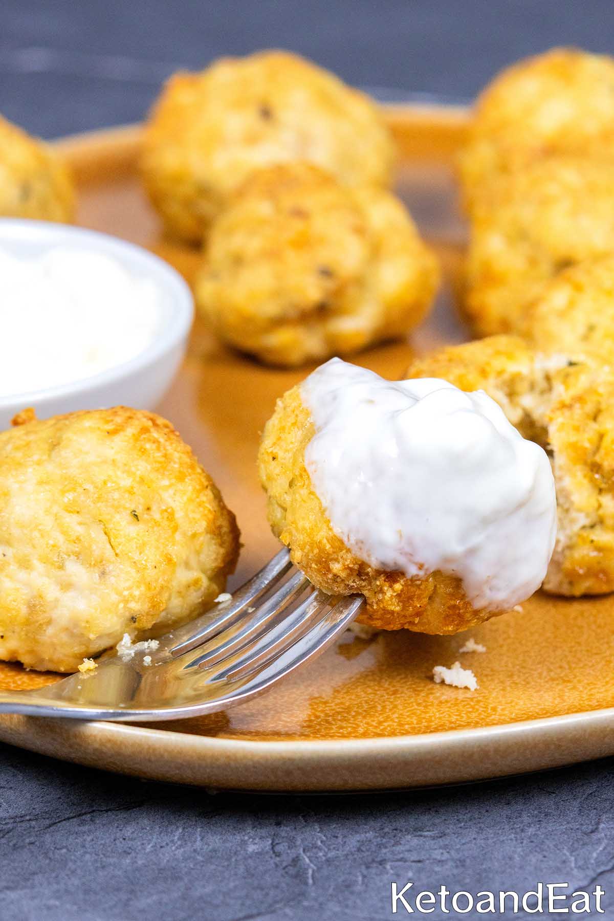 Keto Friendly Chicken Meatballs