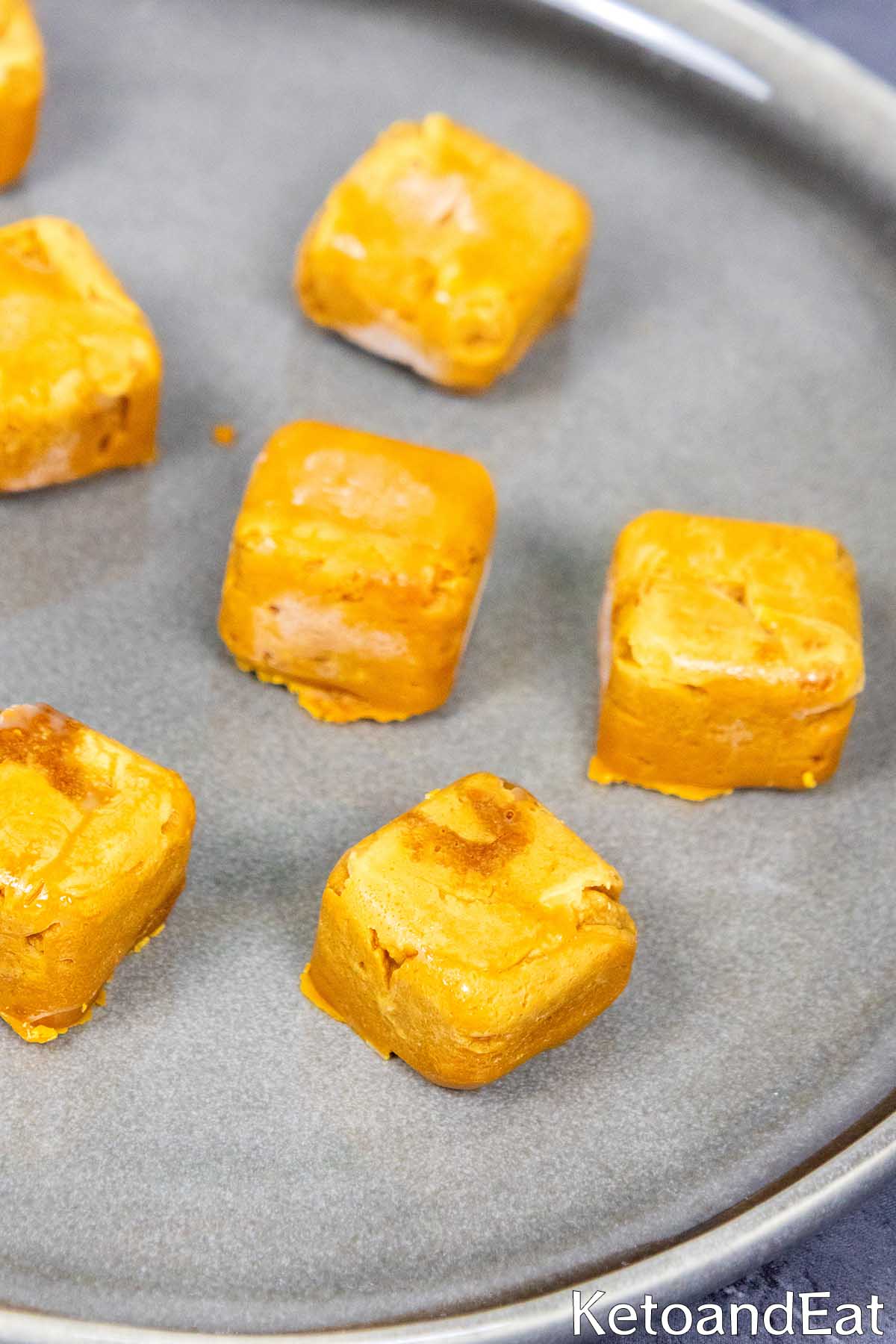 Keto Fudge Ice Cream Bites