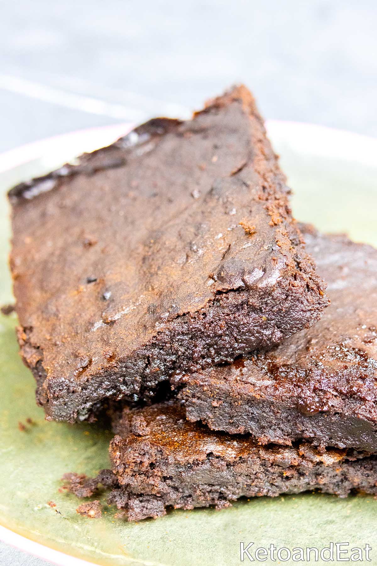 Keto Fudgy Cocoa Brownies Recipe