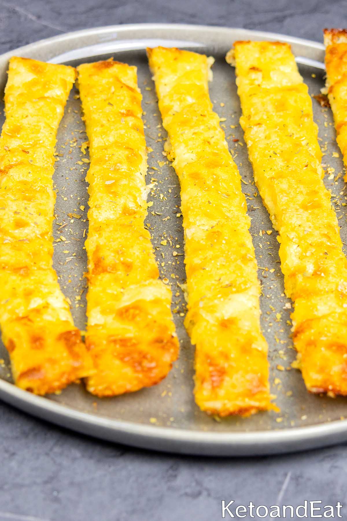Keto Garlic Breadsticks - No Almond Flour Recipe