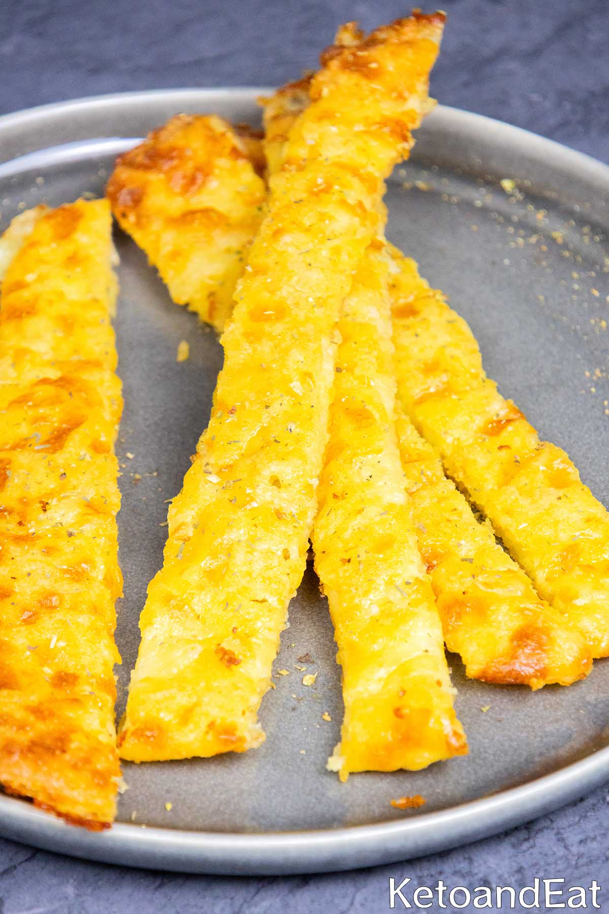 Keto Garlic Breadsticks - No Almond Flour