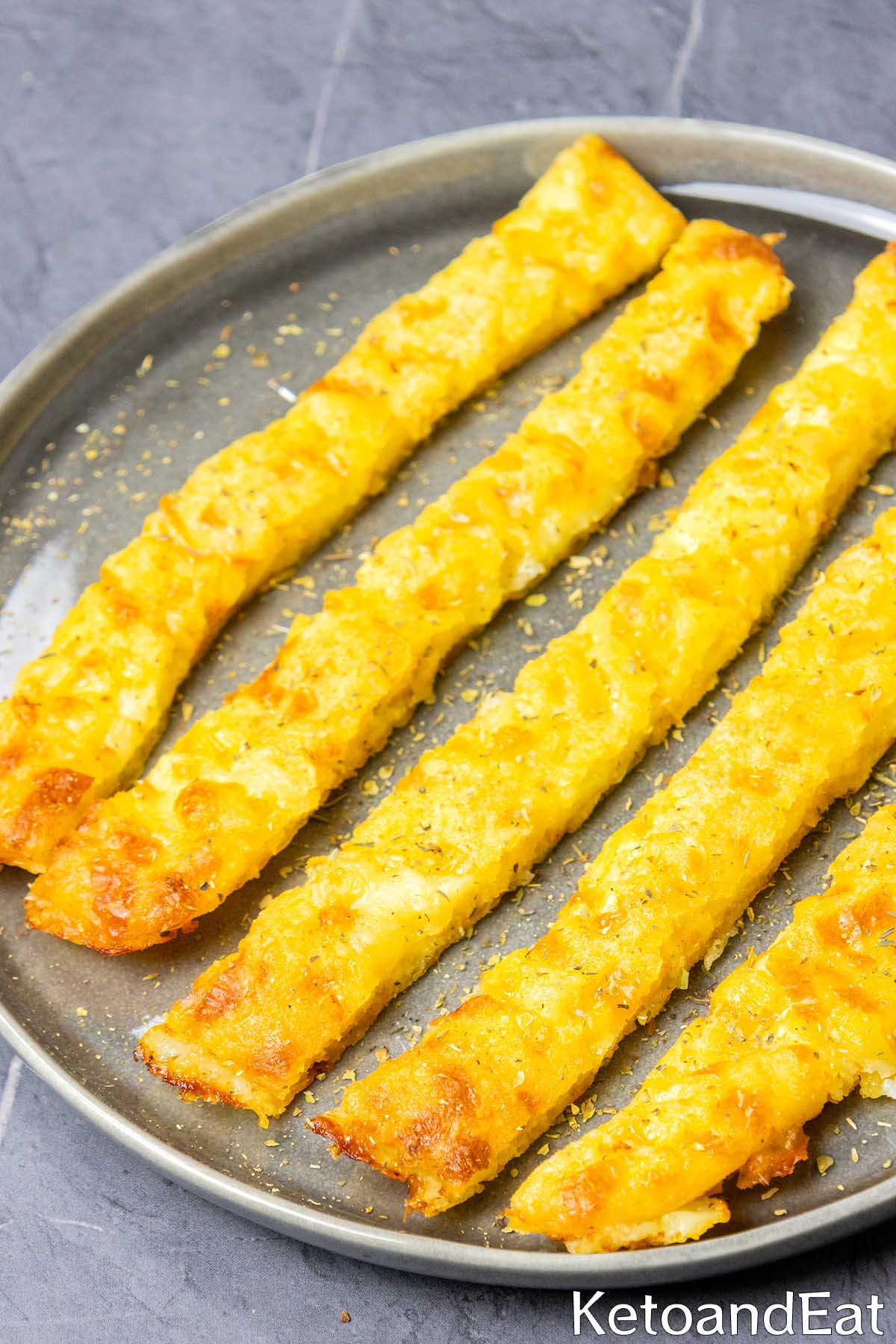 Keto Garlic Breadsticks Without Almond Flour