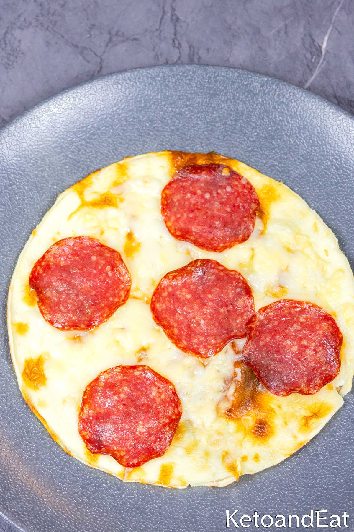 Keto High Protein Cottage Cheese Pizza 