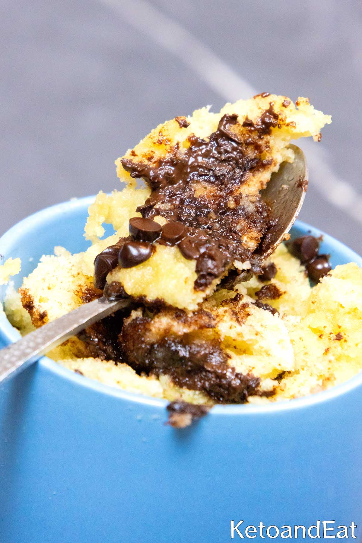 Keto Lemon Mug Cake 