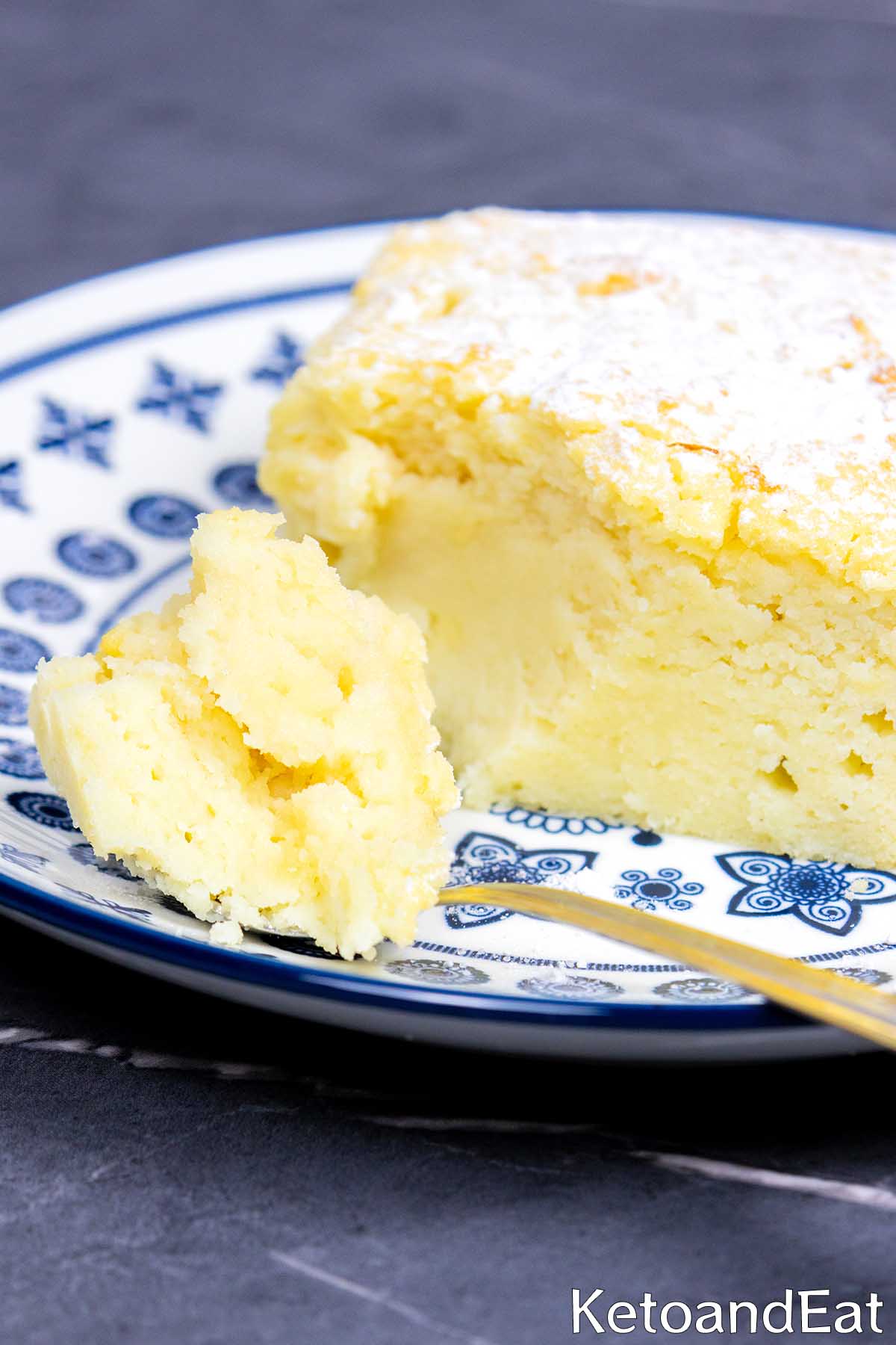 Keto Lemon Ricotta Cake