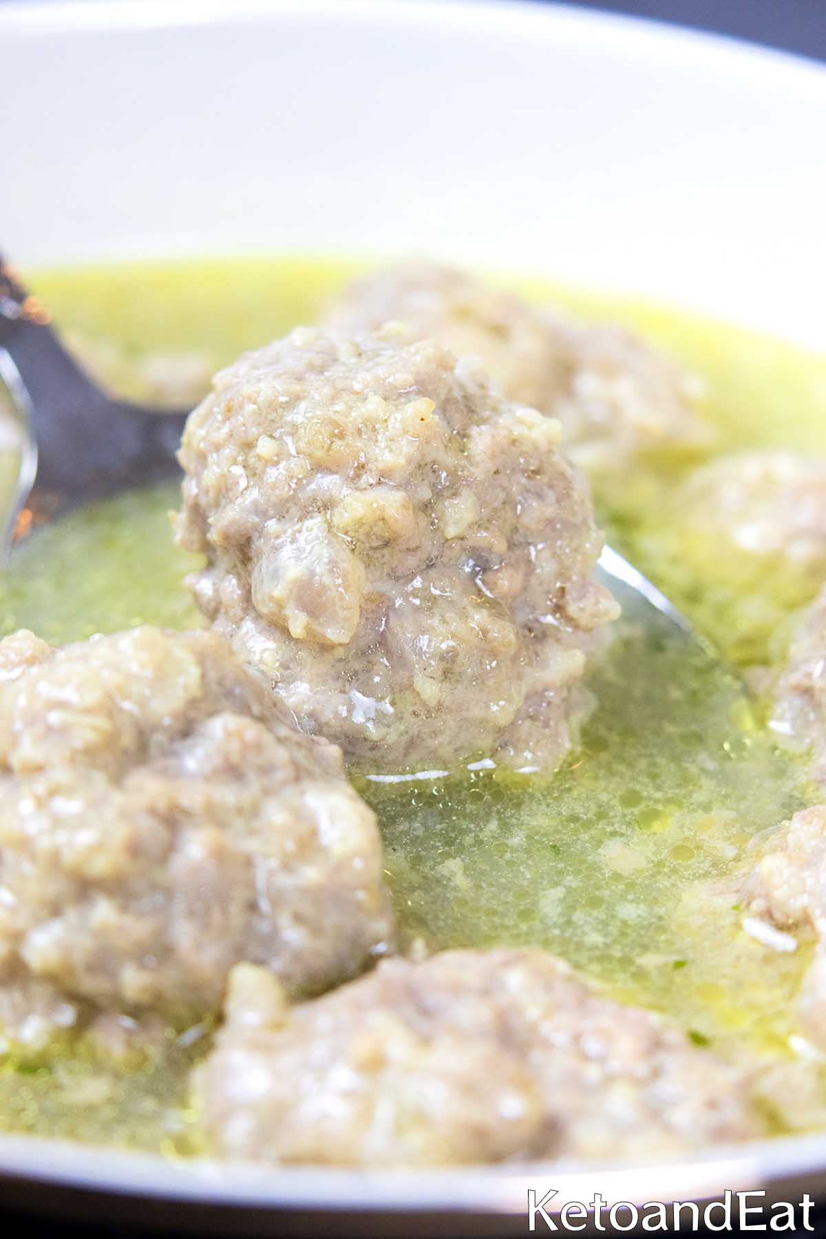 Keto Meatball Soup Recipe