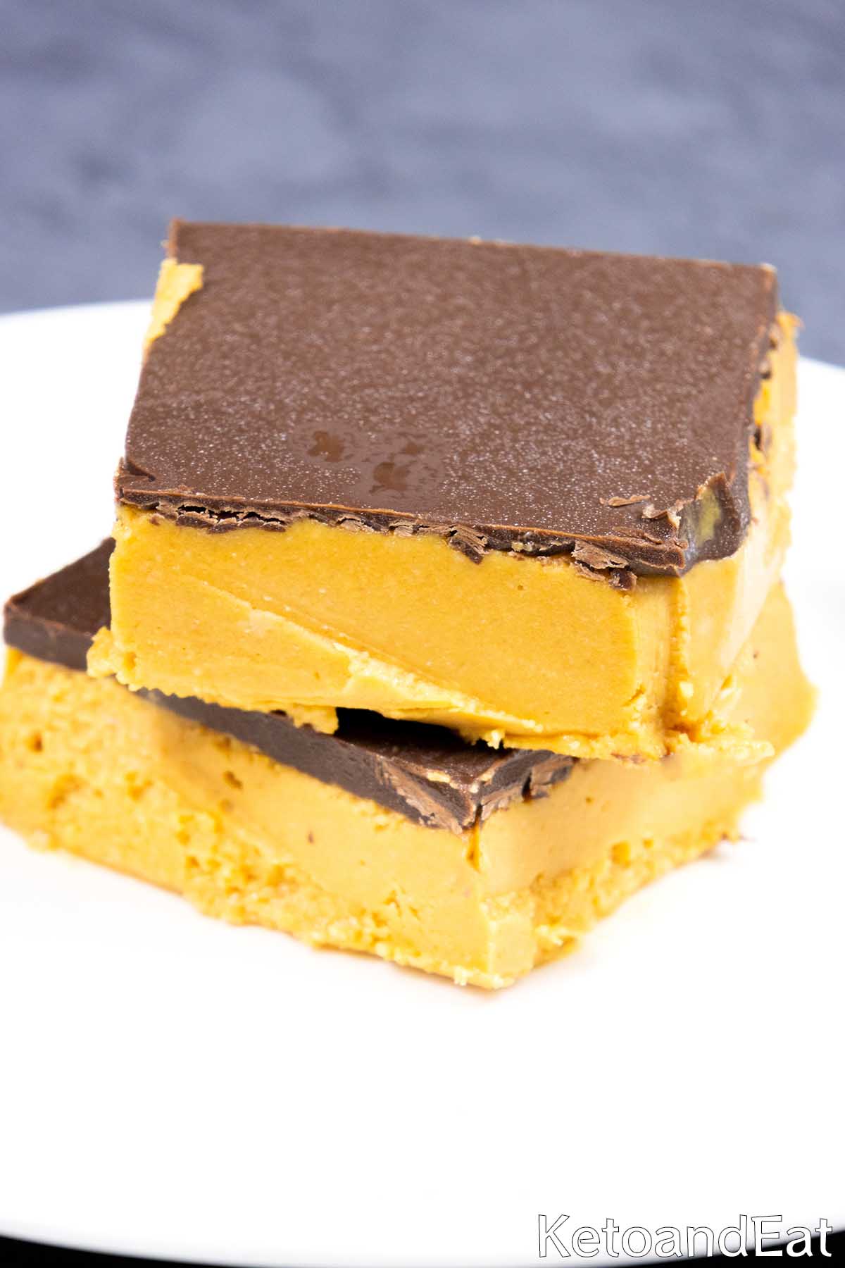 Keto Peanut Butter Bars