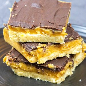 Keto Peanut Butter Caramel Bars
