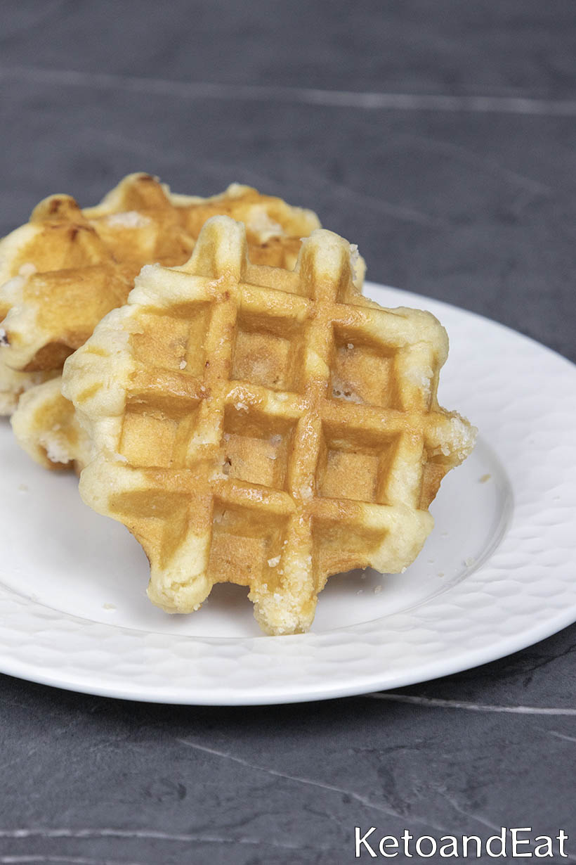 Keto Peanut Butter Waffles