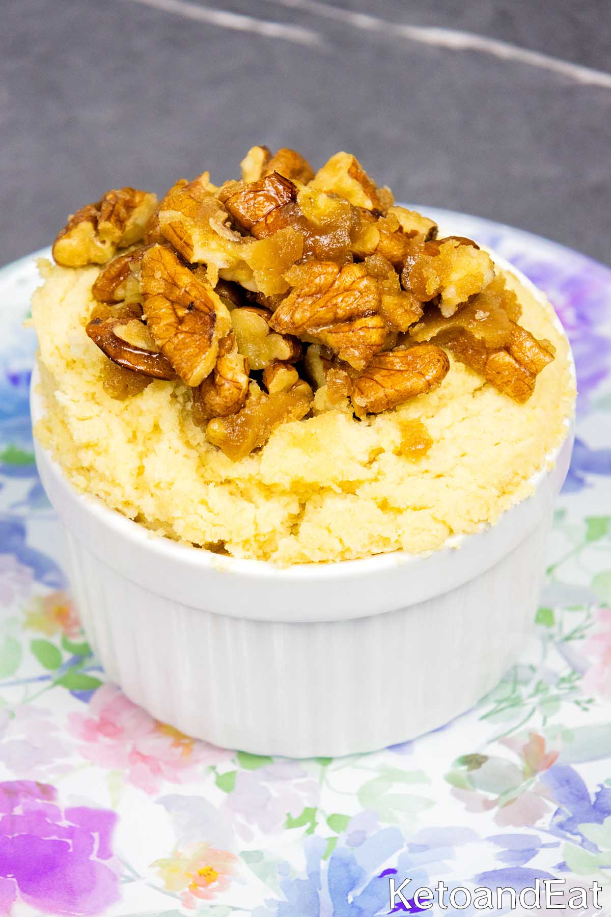 Keto Pecan Pie Mug Cake Recipe