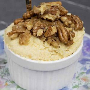 Keto Pecan Pie Mug Cake