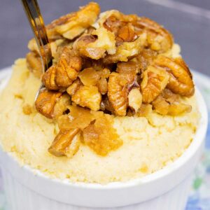 Keto Pecan Pie Mug Cake