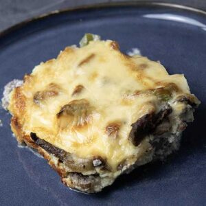Keto Philly Cheesesteak Casserole