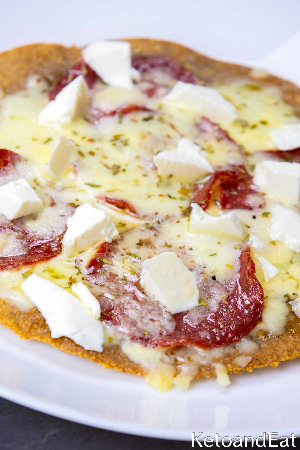 Keto Pizza Tortillas Recipe