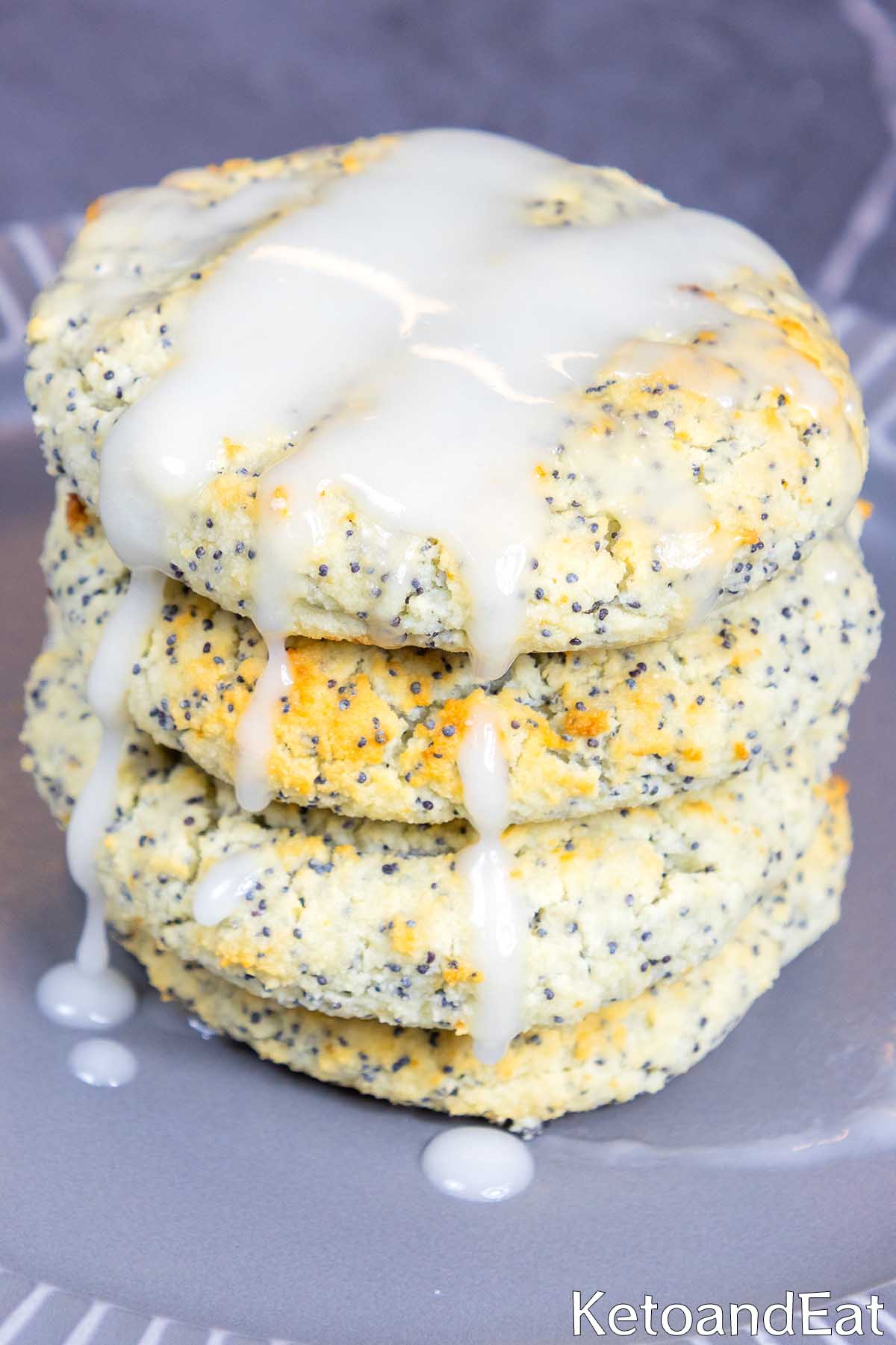 Keto Poppy Seed Lemon Cookies