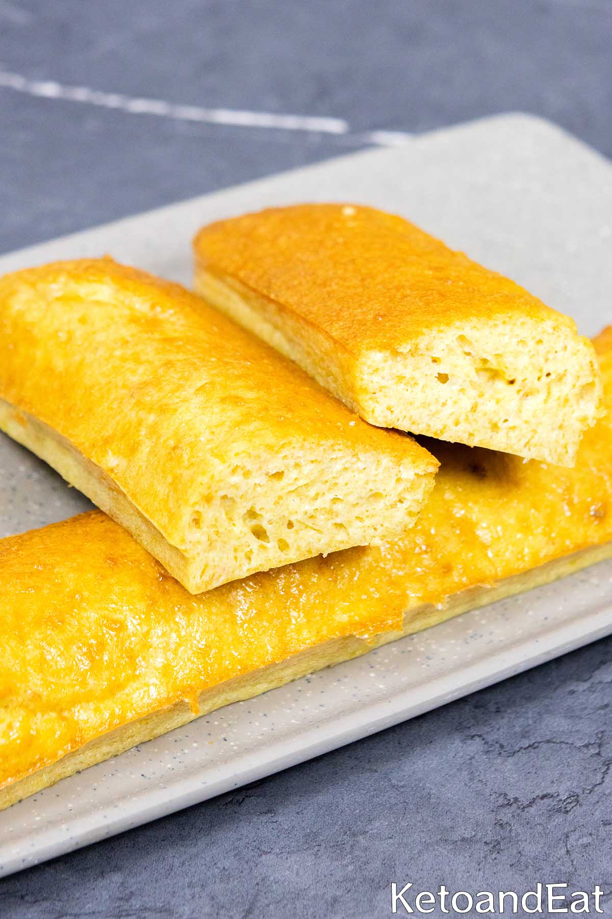 Keto Pork Rind Baguettes