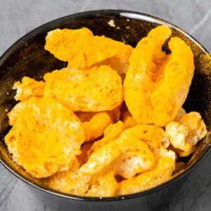 Keto Pork Rind Cheese Puffs