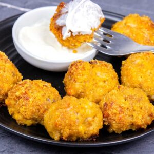 Keto Pork Rind Sausage Balls
