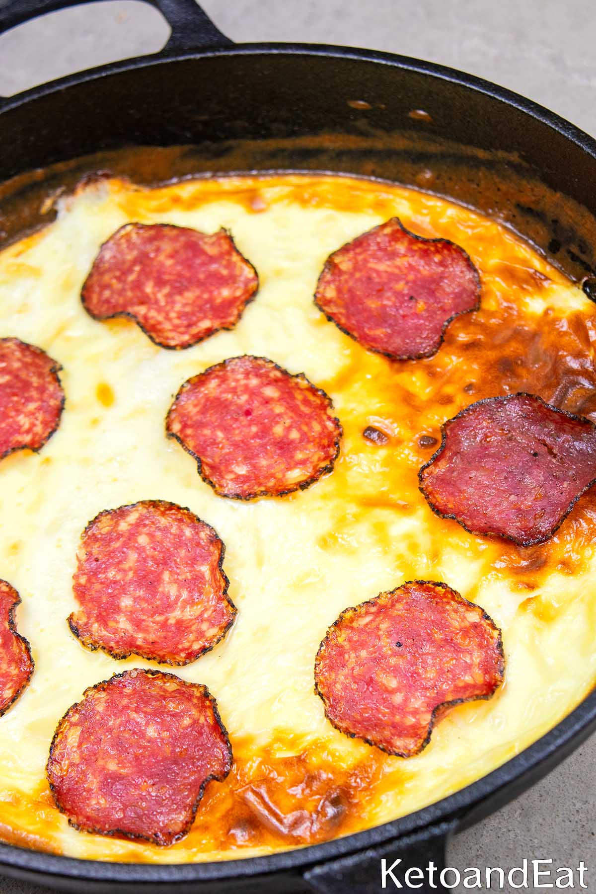 Keto Skillet Pizza Recipe