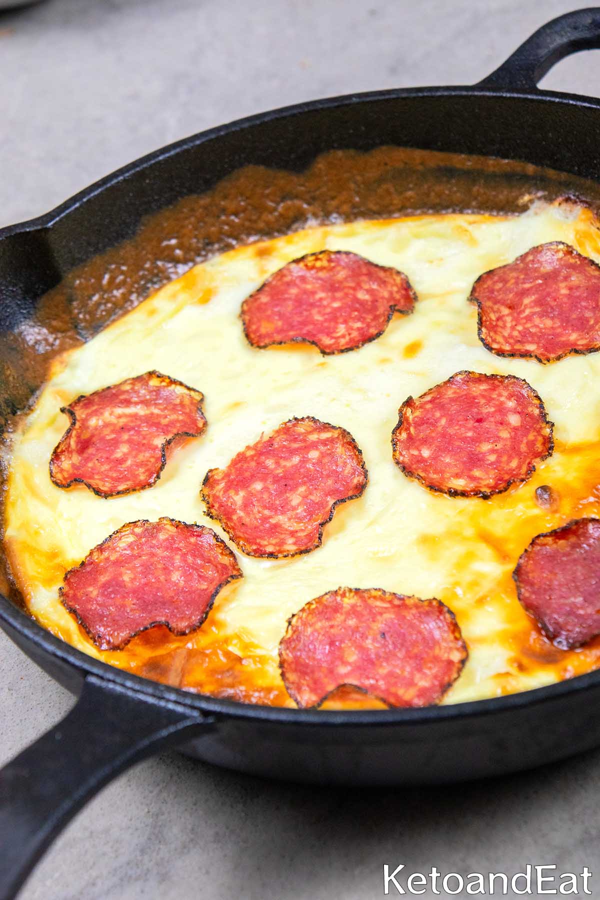 Keto Skillet Pizza