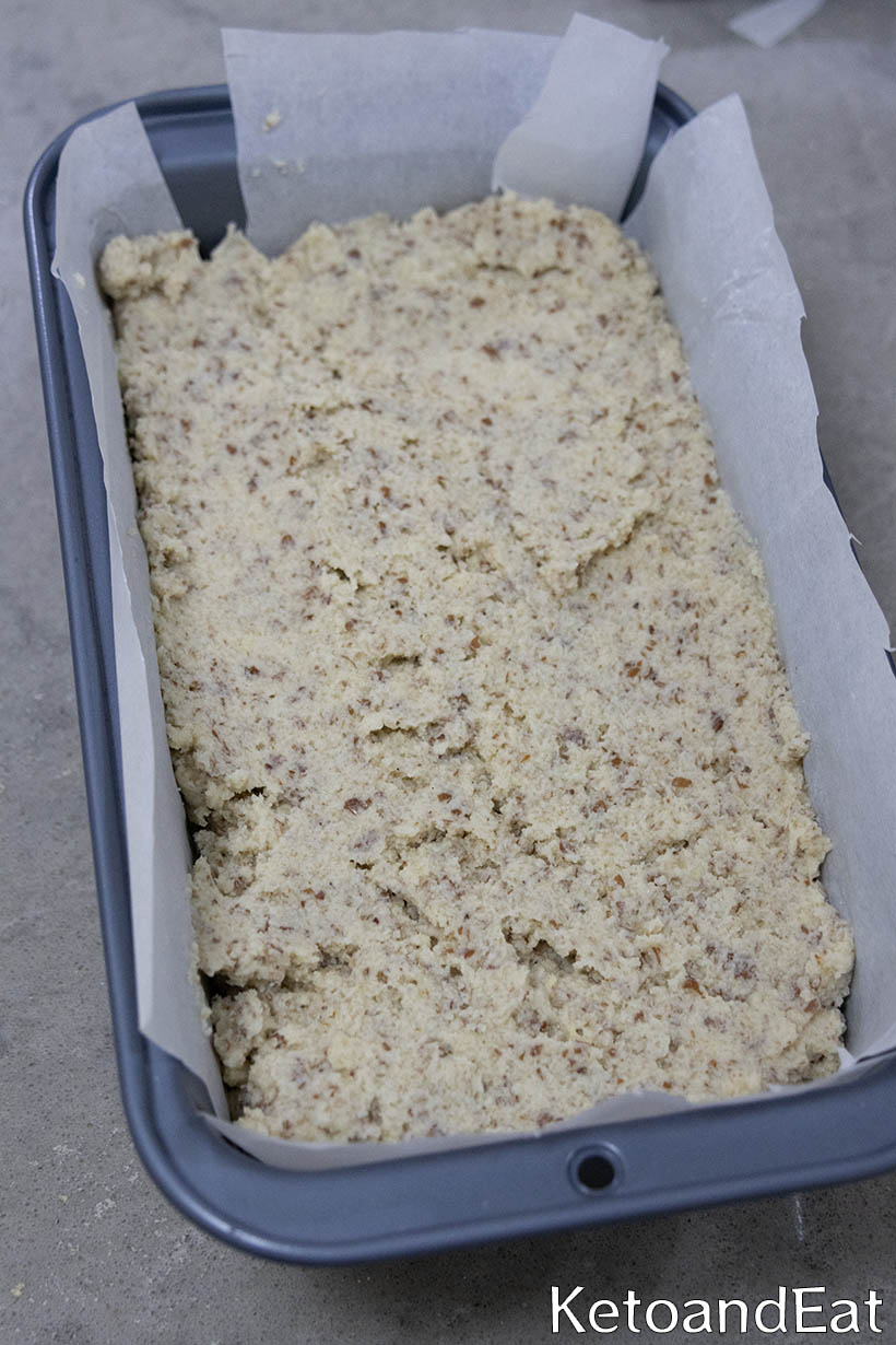 Keto Sourdough Bread Before Baking
