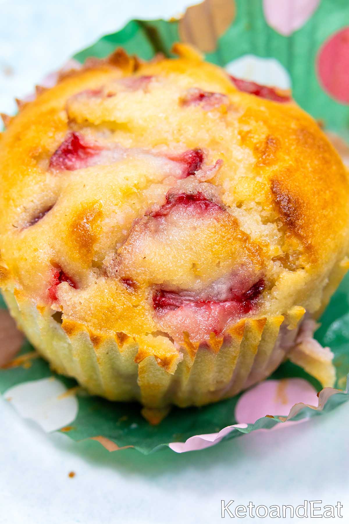 Keto Strawberry Muffins Recipe