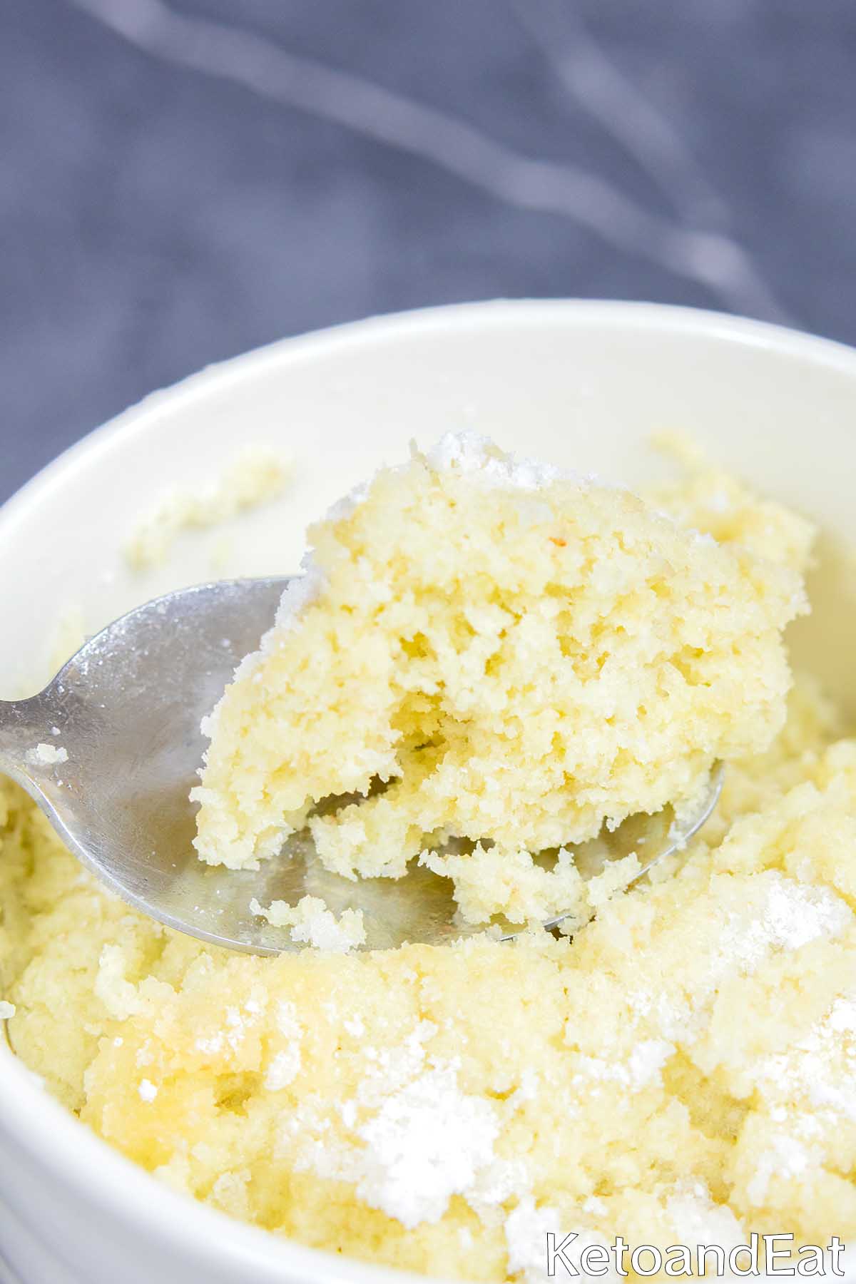 Keto Vanilla Mug Cake Recipe