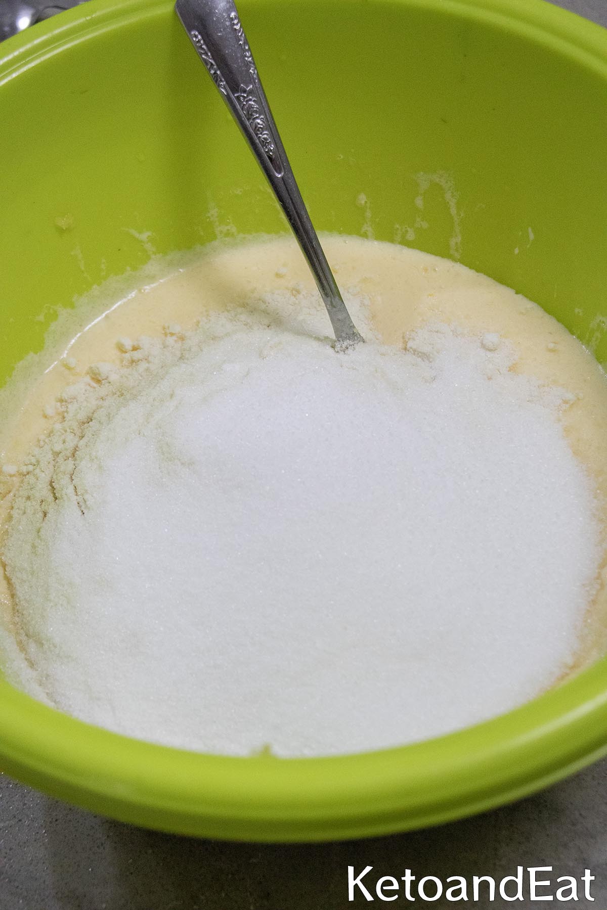 Keto Yogurt Cake Step 3
