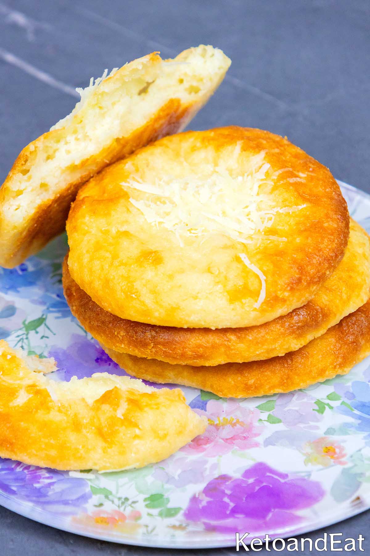 KetoAndEat Asiago Bagel