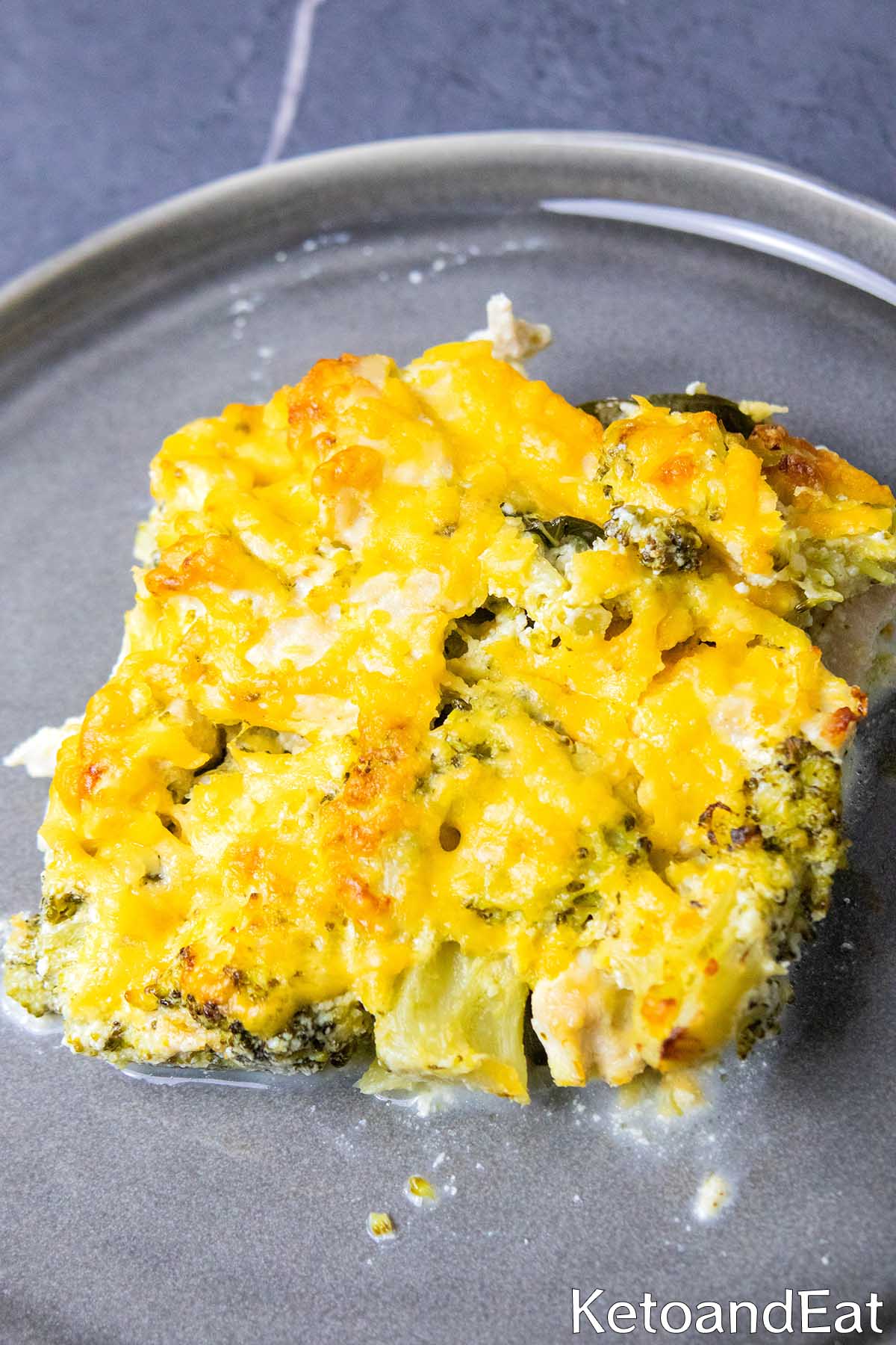 KetoAndEat Chicken Broccoli Casserole